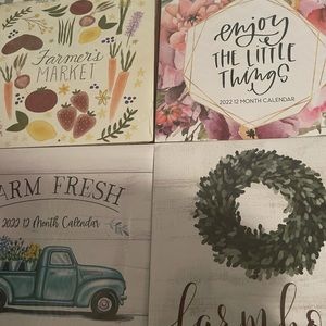 Four sets of calendar